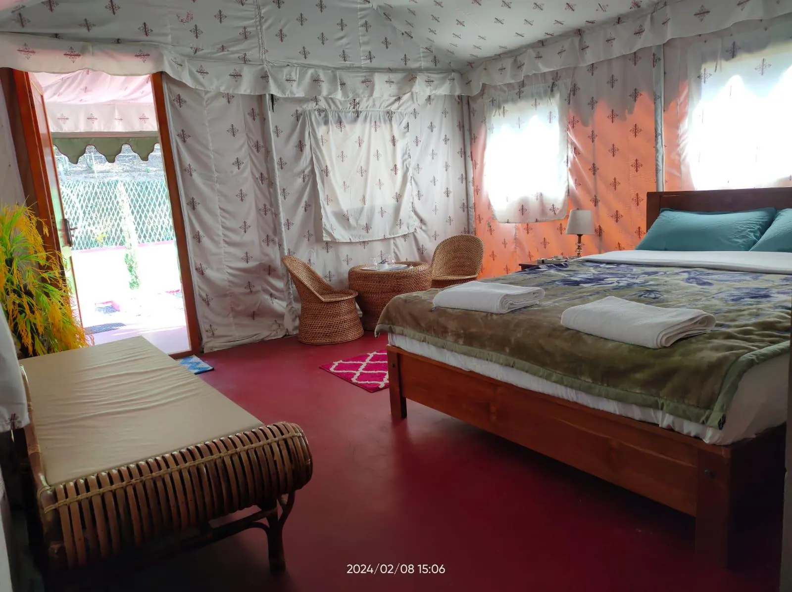 Guest room with two beds